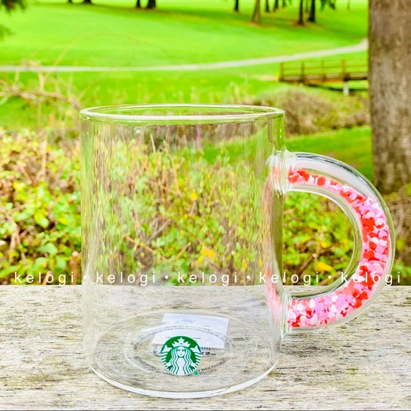 Starbucks Other - 💕LAST ONE💕Starbucks Heart Confetti Handle Mug